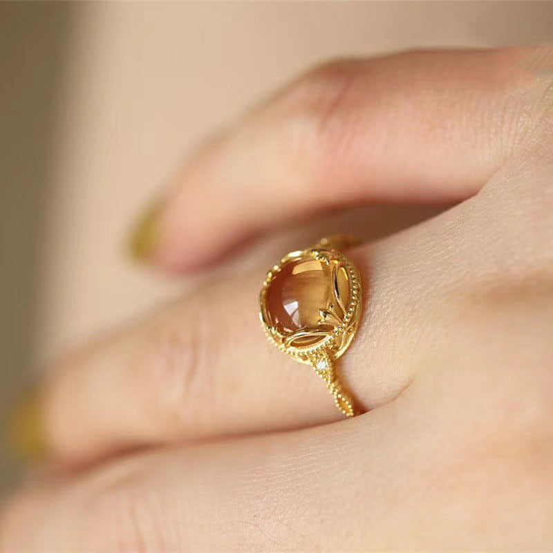 ANILLO AMBER GOLD